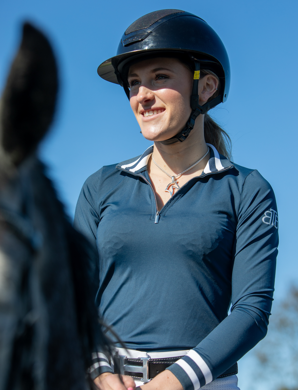 NAVY LONGSLEEVE POLO