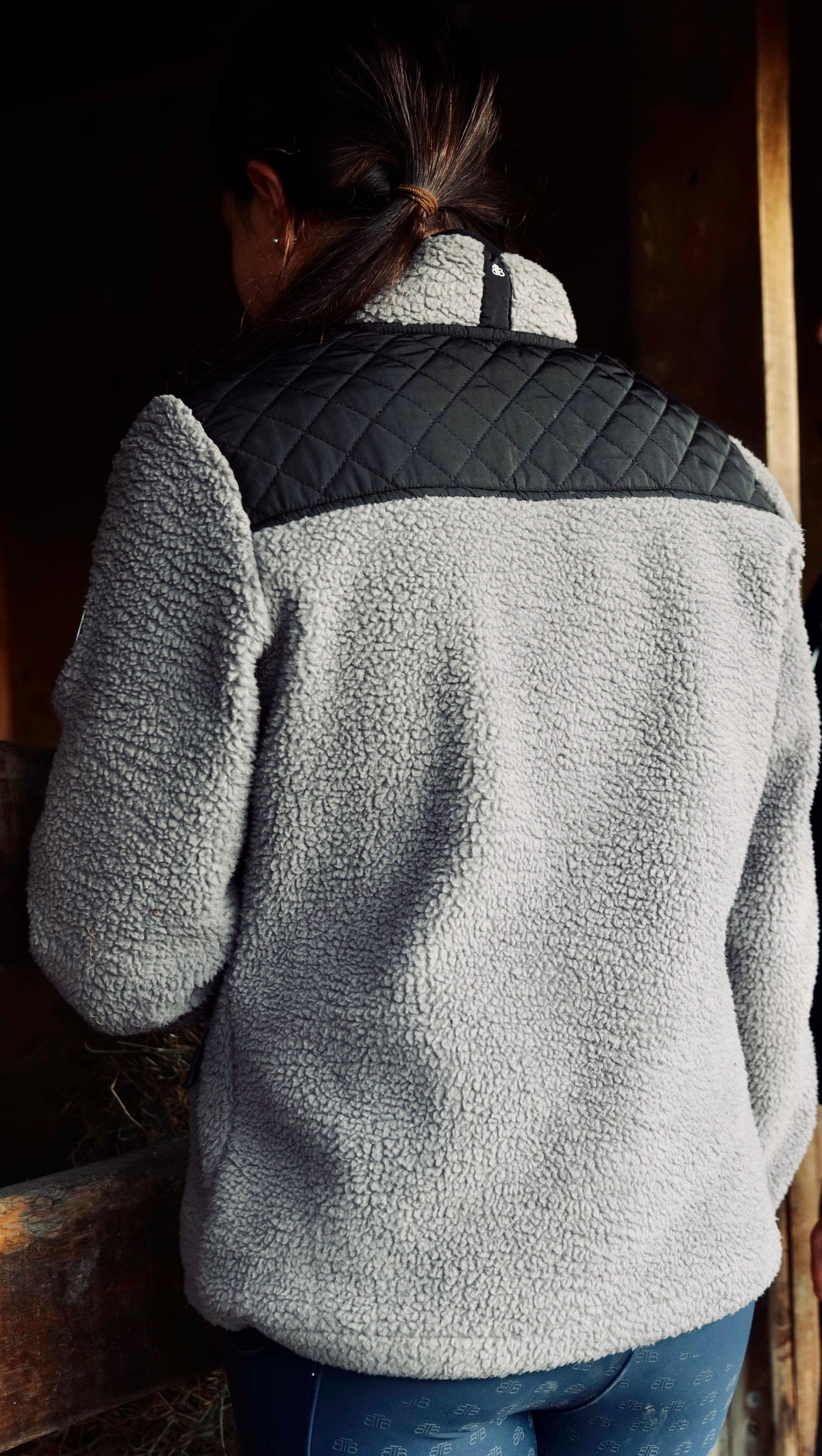 TEDDY FLEECE IN GREY