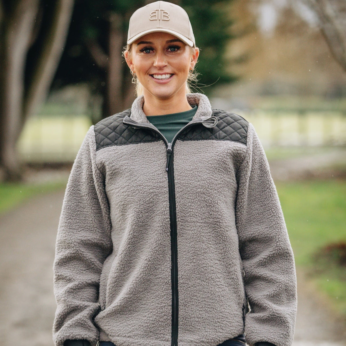 TEDDY FLEECE IN GREY