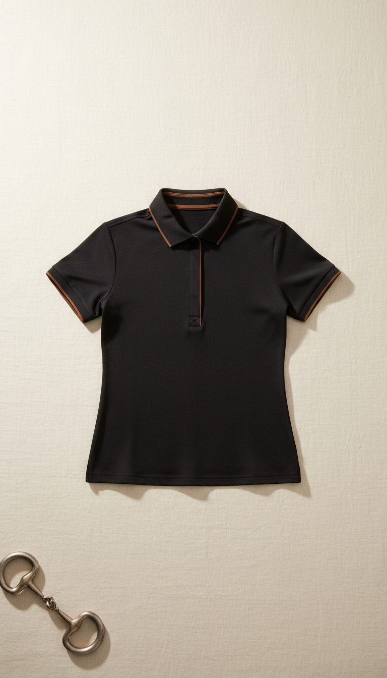 Moisture-Wicking Polo with Mesh Underarms