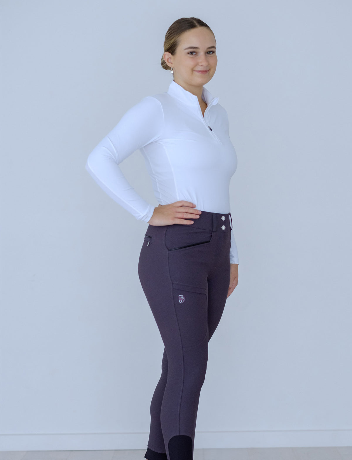 'MAISIE' BREECH IN CHARCOAL